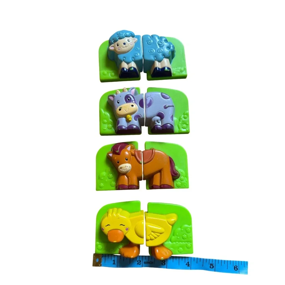 LeapFrog Fridge‎ Farm Magnetic Animal Set Complete Cow Horse Sheep Duck Toy